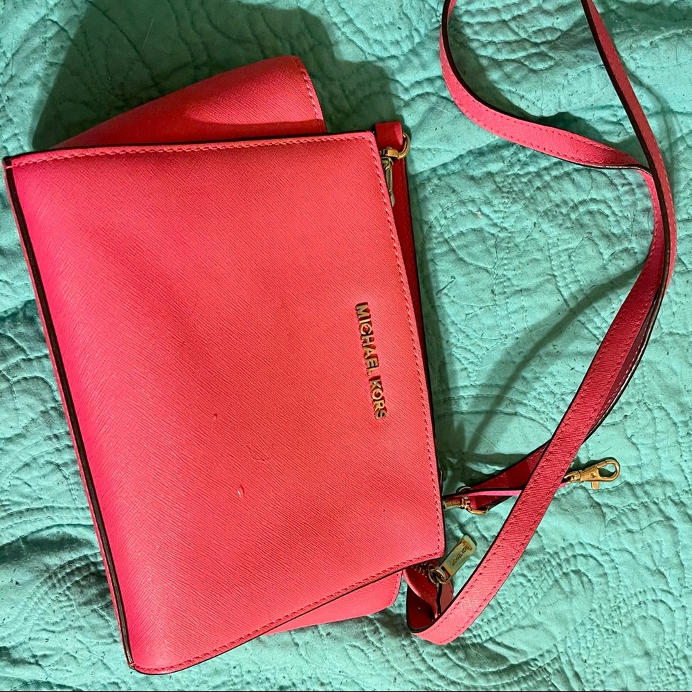 Michael Kors pink crossbody